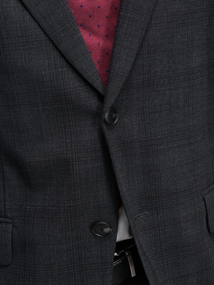 HUGO BOSS (ヒューゴボス) スリムフィット シングル二つ釦 ノータック