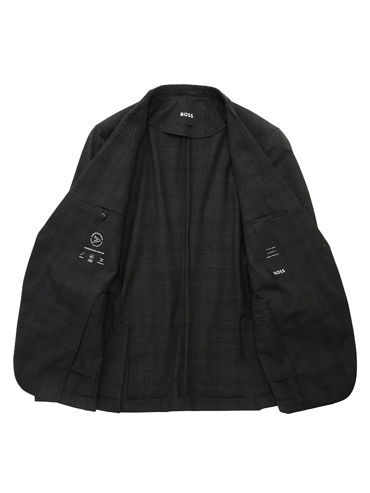 HUGO BOSS (ヒューゴボス) スリムフィット シングル二つ釦 ノータック