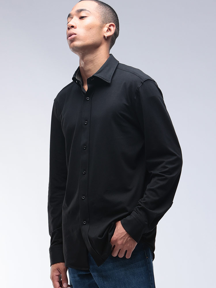 HUGO BOSS (ヒューゴボス) スリムフィット メランジストレッチコットン