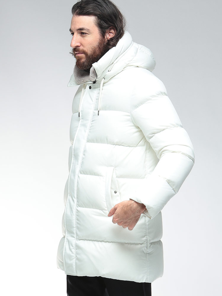 HERNO (ヘルノ) フーデット フルジップ ダウンブルゾン POLAR-TECH