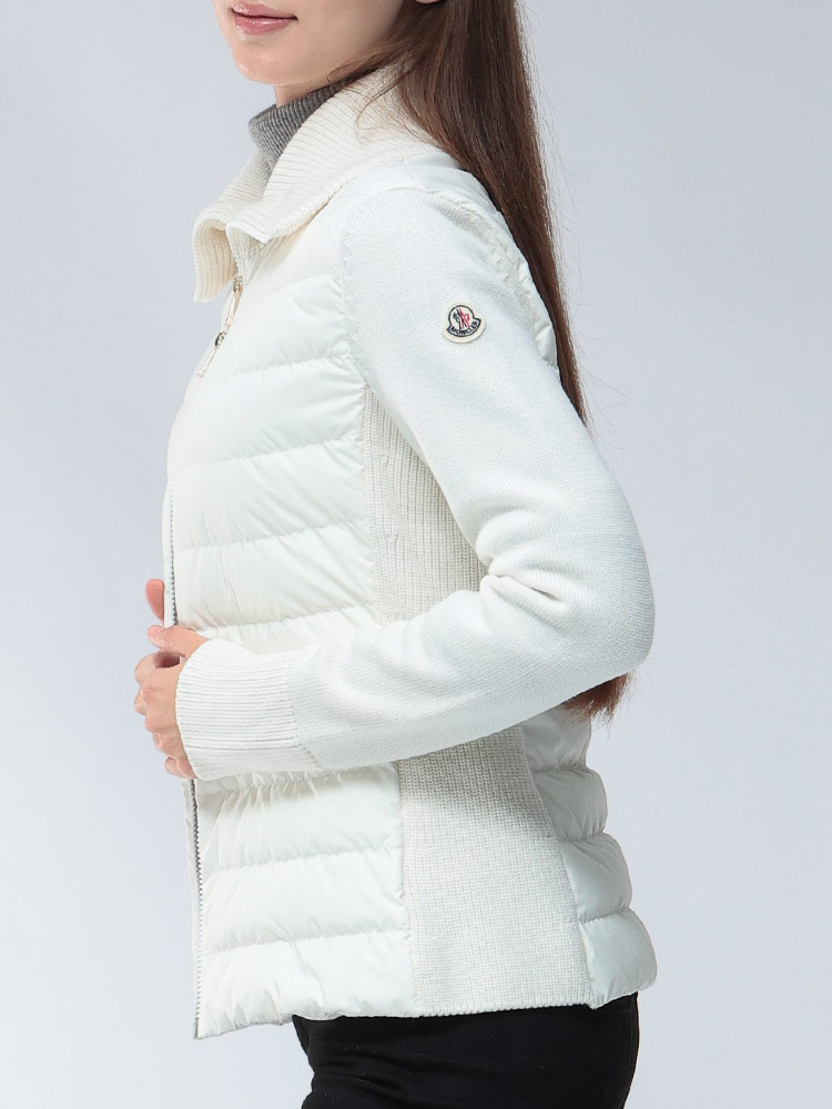モンクレール ニット切り替えダウンジャケット XS MONCLER