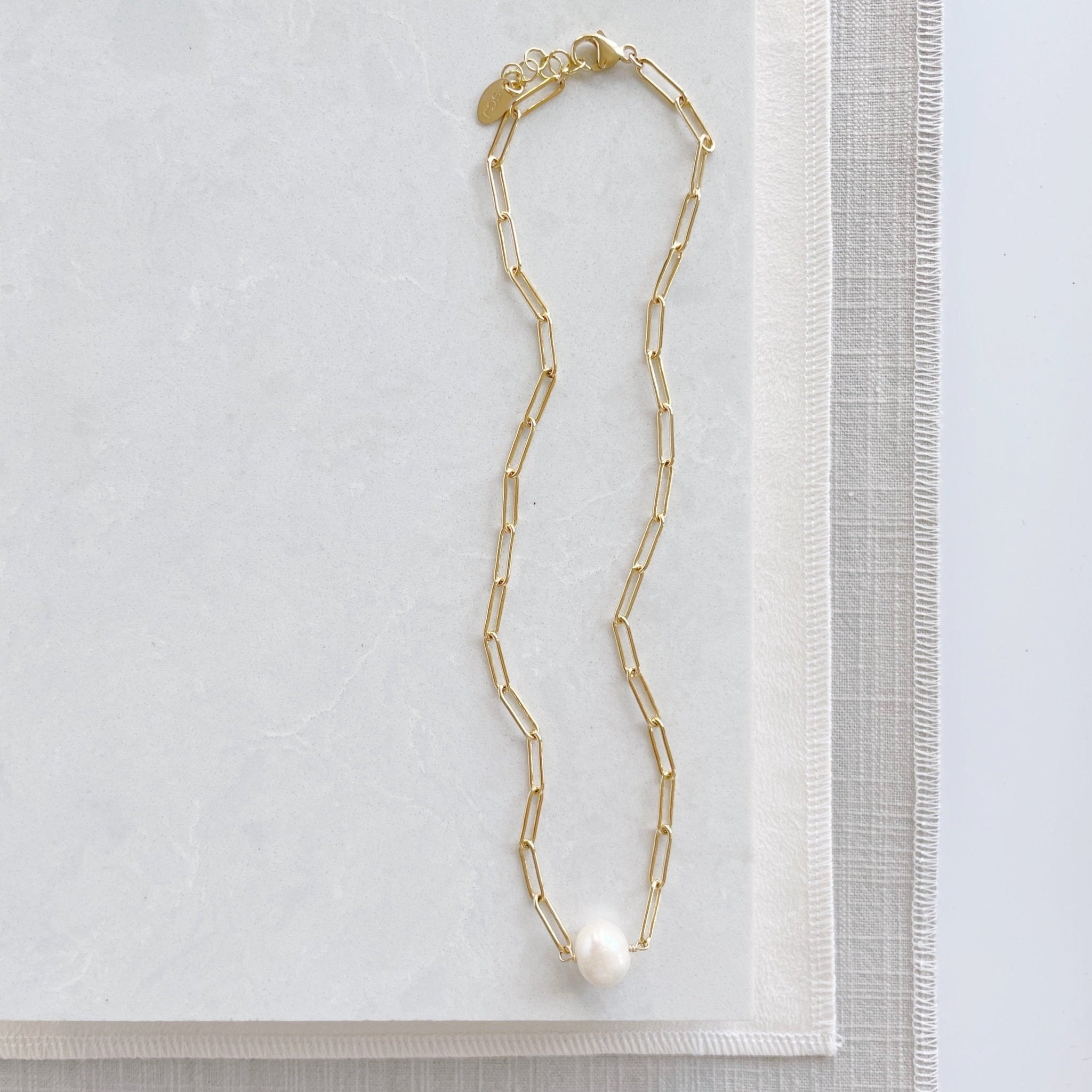 Large Station Pearl Necklace – Sarah Cornwell Jewelry