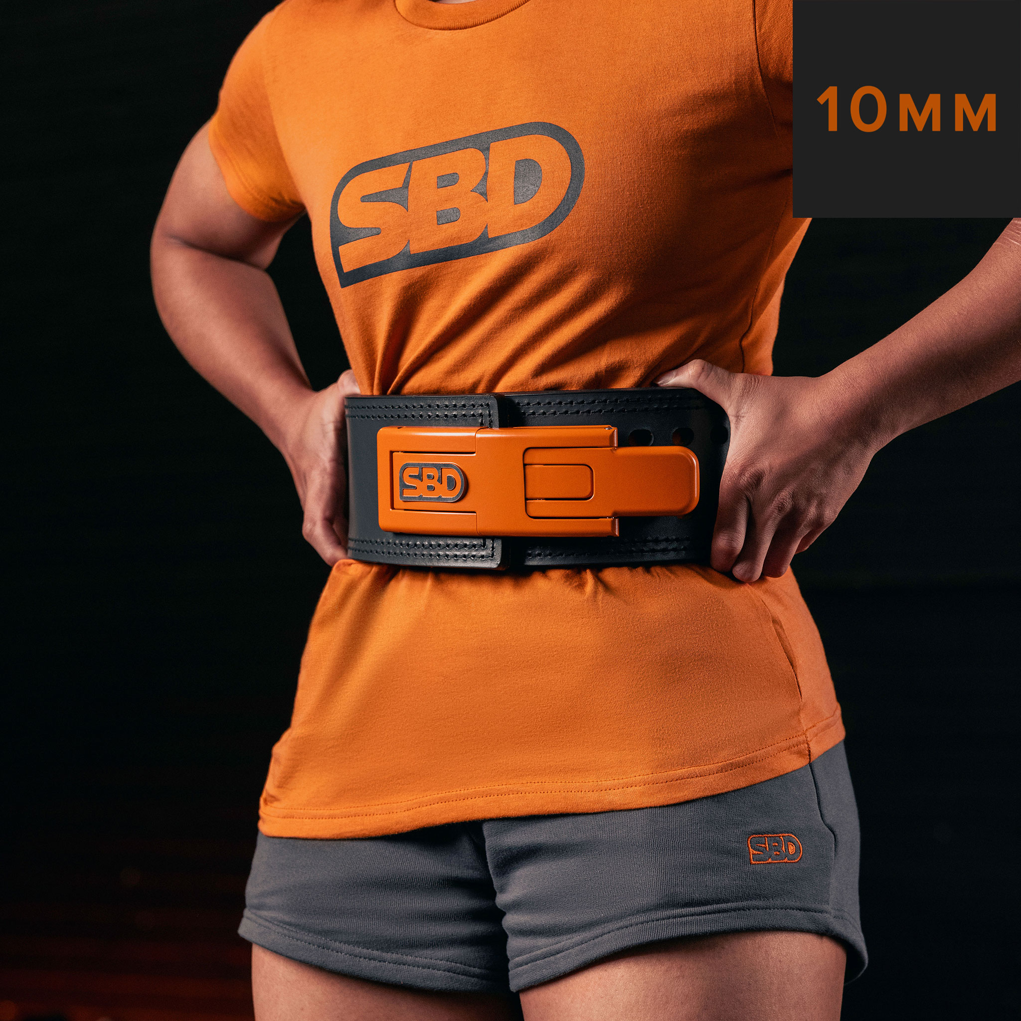 SBD power belt - Forge Orange 10mm - SBD FRANCE