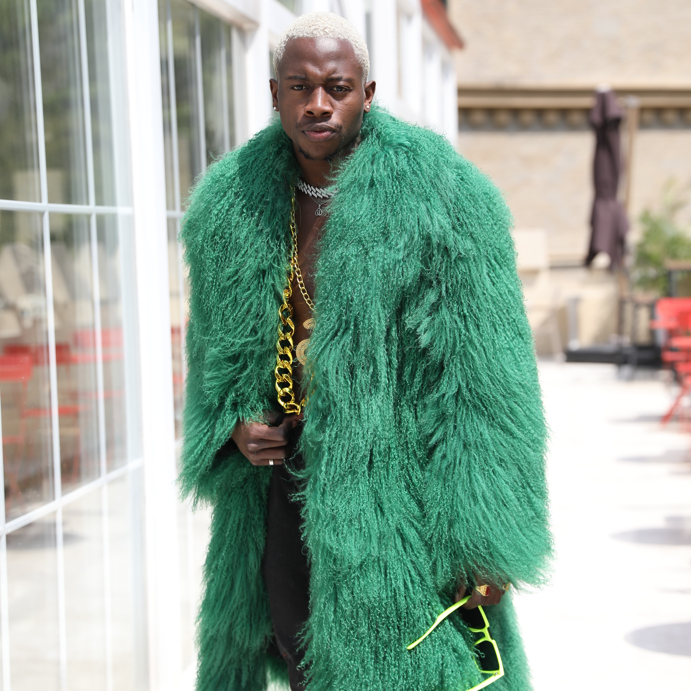 Janefur Custom Color Winter Men's Real Mongolian Lamb Fur Coats