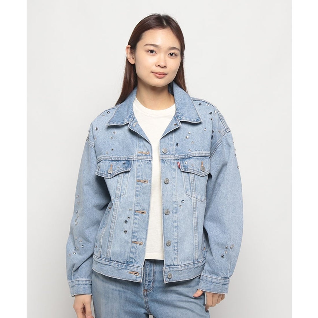 リーバイス LEVI'S 90S トラッカージャケット ライトインディゴ BLING