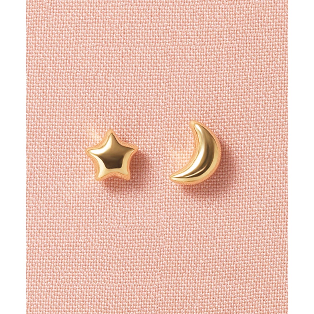 テイクアップ TAKE-UP ［セカンドピアス］ K18月星ピアス （イエロー