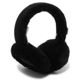 アグ UGG シープスキン イヤーマフ ブラック レディース UGG W