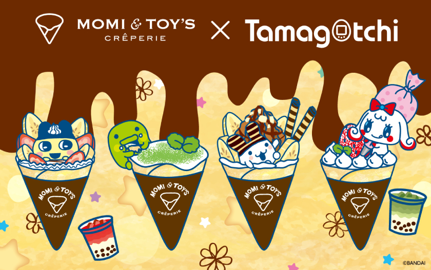 たまごっち』×とろけるクレープのMOMI&TOY'Sが初コラボ！まめっち