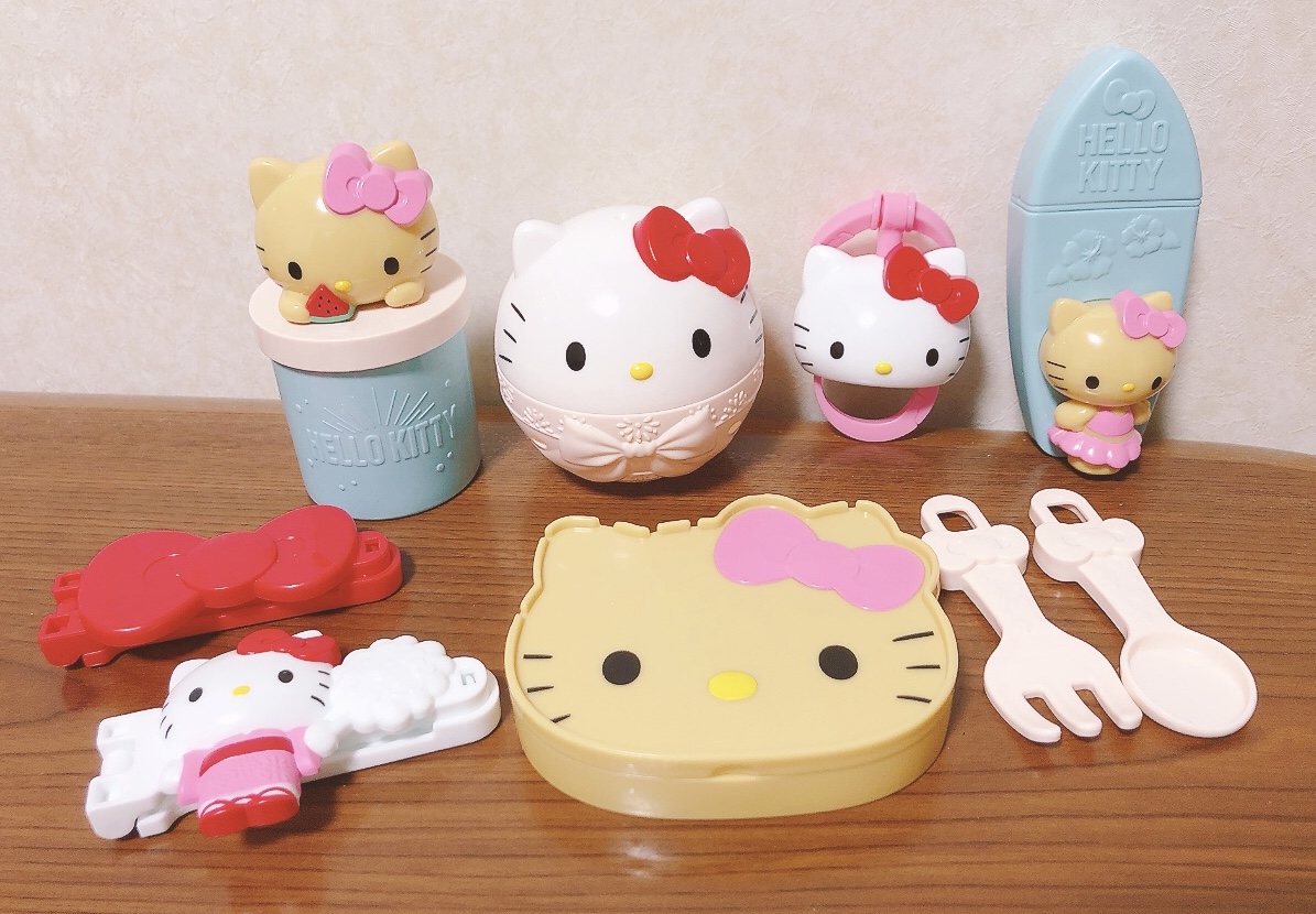 日焼け&浴衣のハローキティが可愛い♡ 夏をテーマにしたハッピーセット