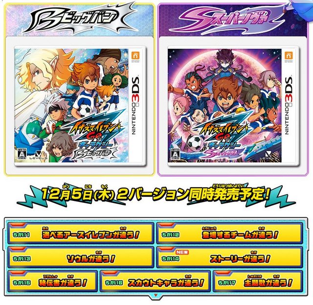 イナズマイレブンGO ギャラクシー ビッグバン/スーパーノヴァ』では