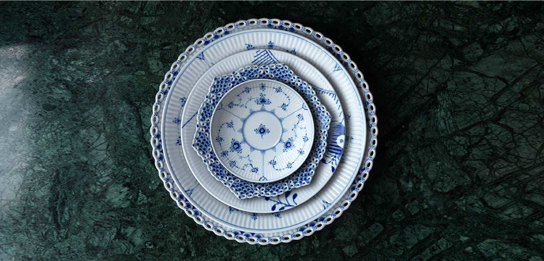白磁×ブルーの気品＜ロイヤル コペンハーゲン＞ブルーフルーテッド