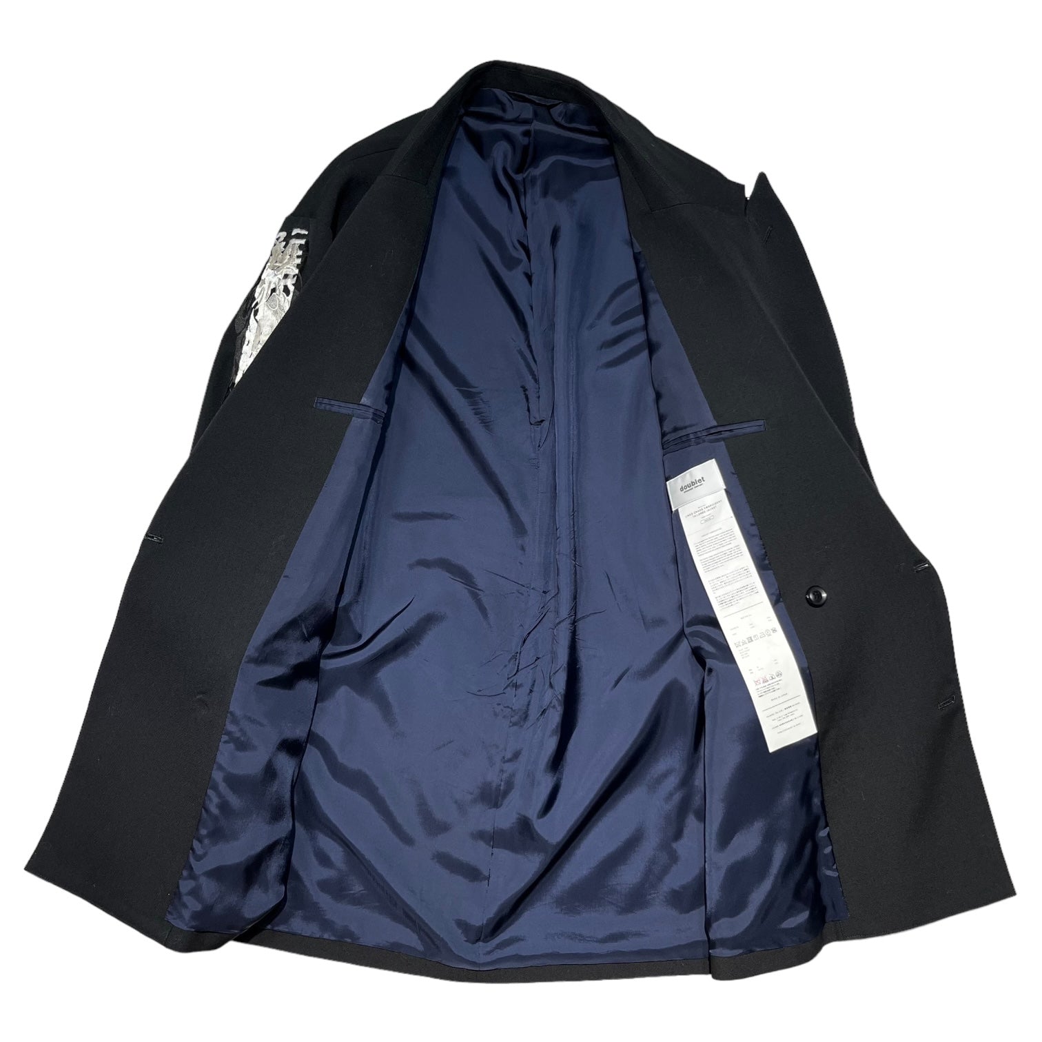 doublet(ダブレット) 19AW LINED CHAOS EMBROIDERY WIDE TAPERED
