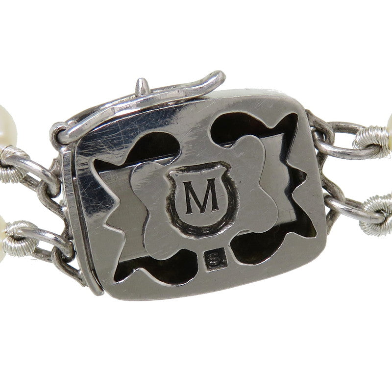 MIKIMOTO/ミキモト】 正規店にて糸替え済み 2連 アコヤ真珠 3.6～7.4mm