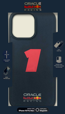オラクル・レッドブル・レーシングiPhone16 Pro Max用 No.1 背面ケース