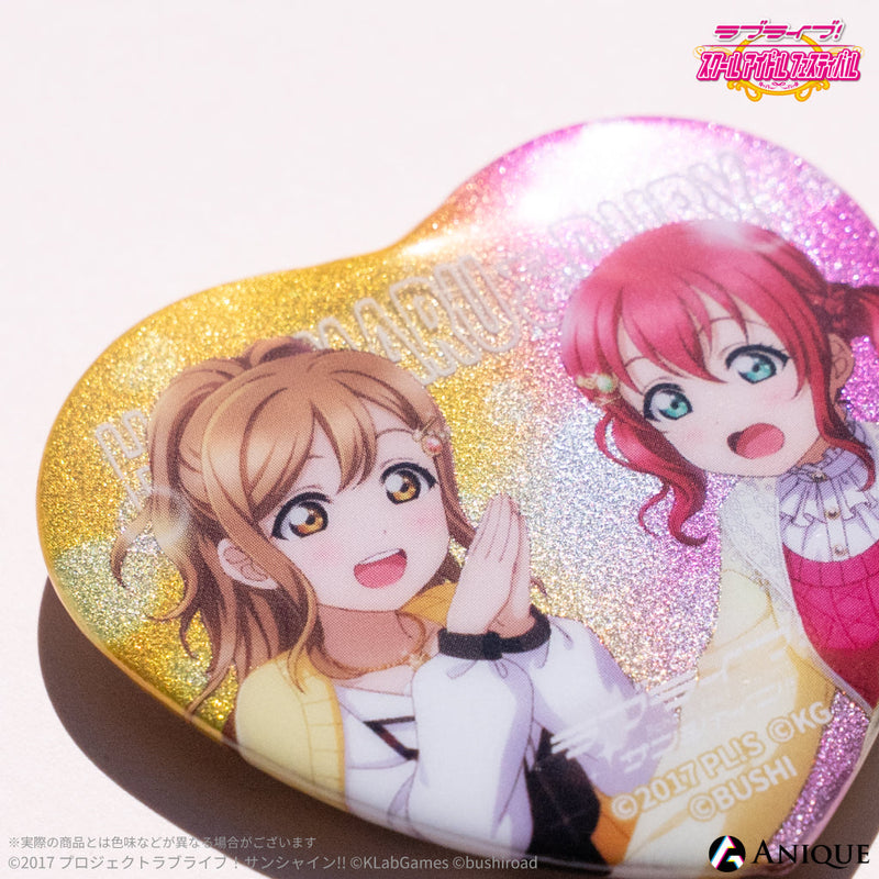 ラブライブ！ラブライブフェス Aqours 缶バッジ 8個セット 値下げ