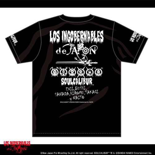 ロス・インゴべルナブレス・デ・ハポン×ソウルキャリバー Tシャツ（XL