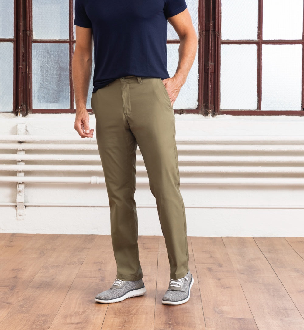 Performance Khaki Chinos with Hidden Pockets | Bluffworks