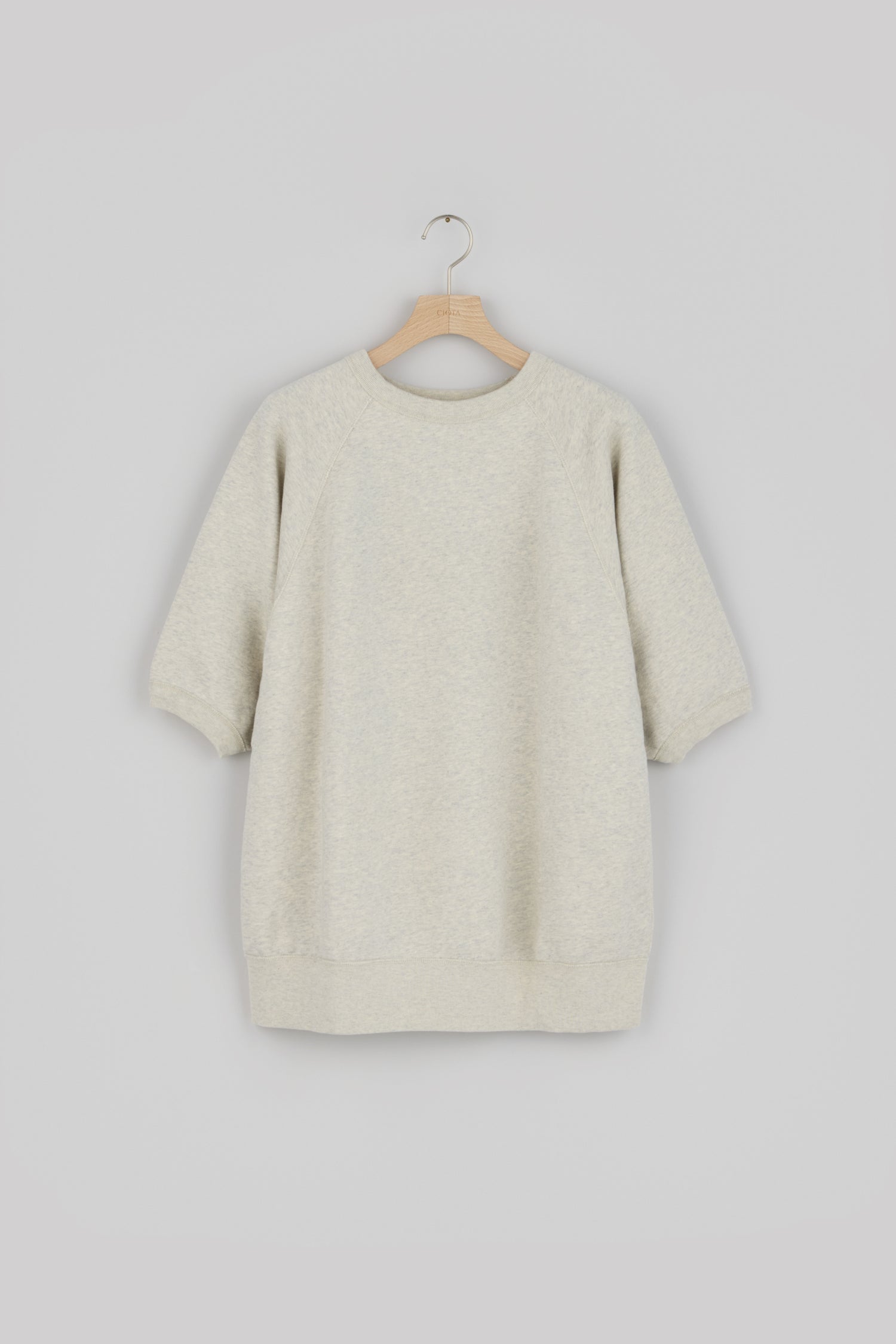 Crewneck Short Sleeve Sweatshirt（Slightly Brushed） – CIOTA