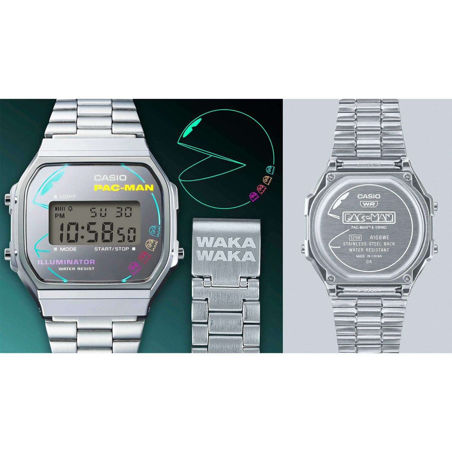 カシオ】CASIO CLASSIC / パックマンコラボレーションモデル
