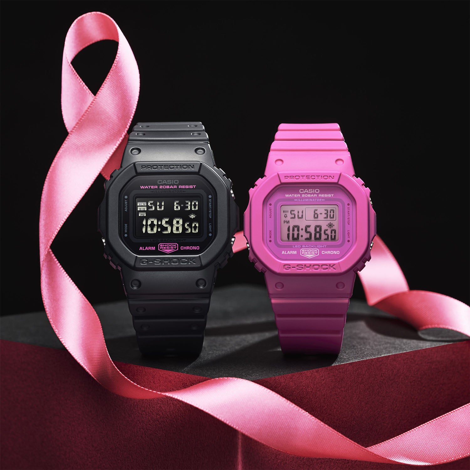 Gショック】ピンクリボン活動を支援するG-SHOCK / GMD-S5610PK-4JR