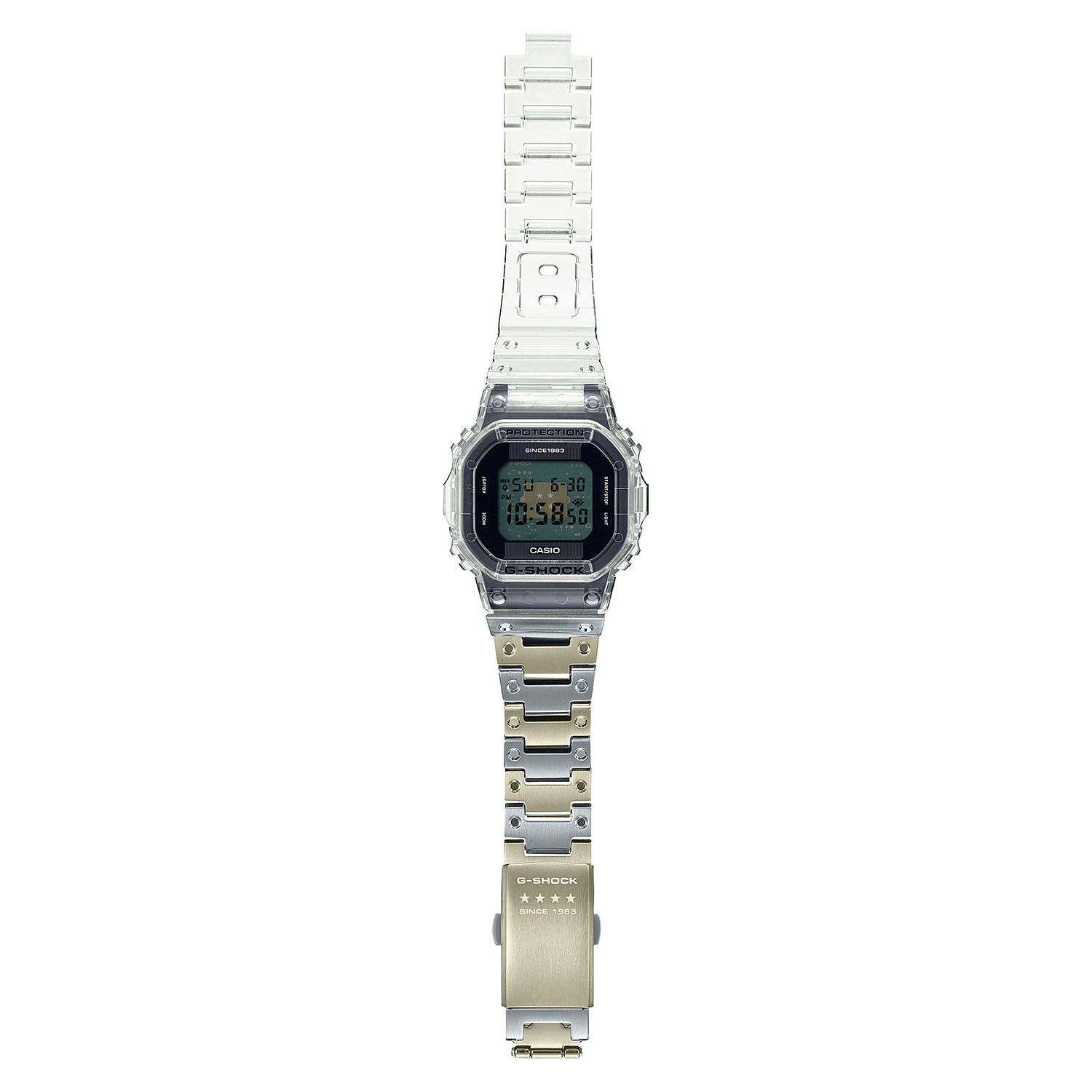 Gショック】40th Anniversary CLEAR REMIX / DWE-5640RX-7JR – GQ SHOP