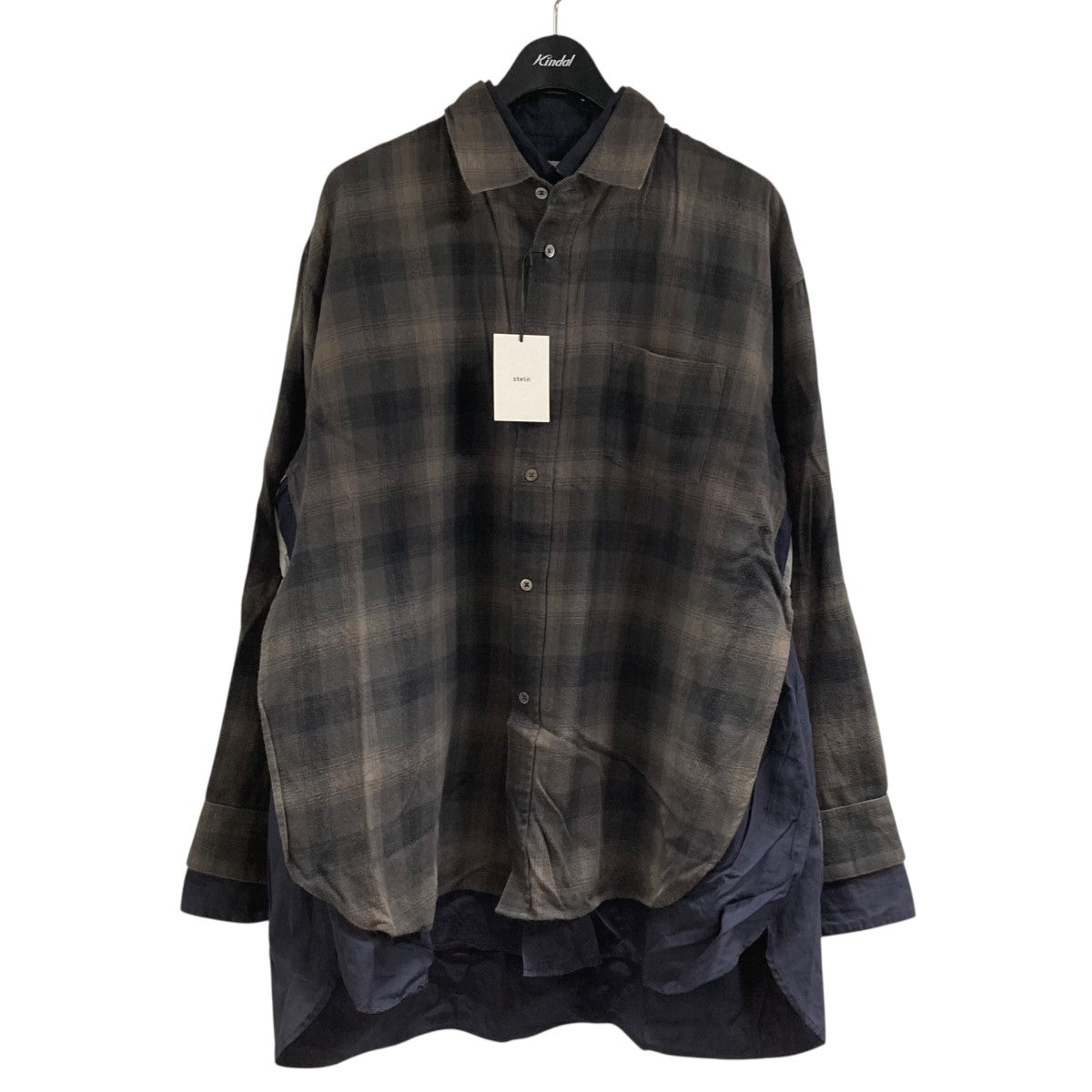 stein(シュタイン) レイヤードシャツST.463 OVERSIZED LAYERED FLANNEL