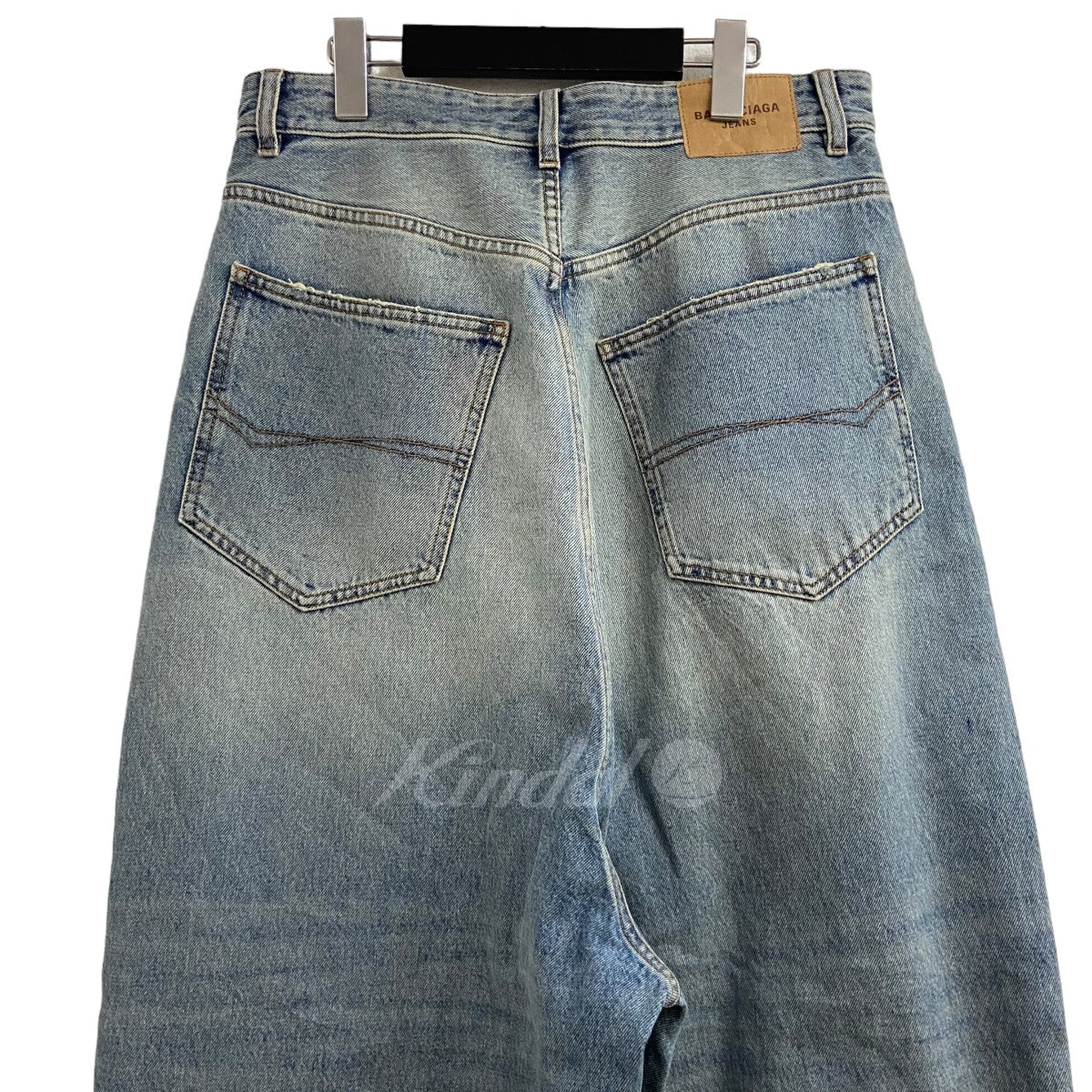 BALENCIAGA(バレンシアガ) 23SS ダメージ加工バギーデニムパンツ