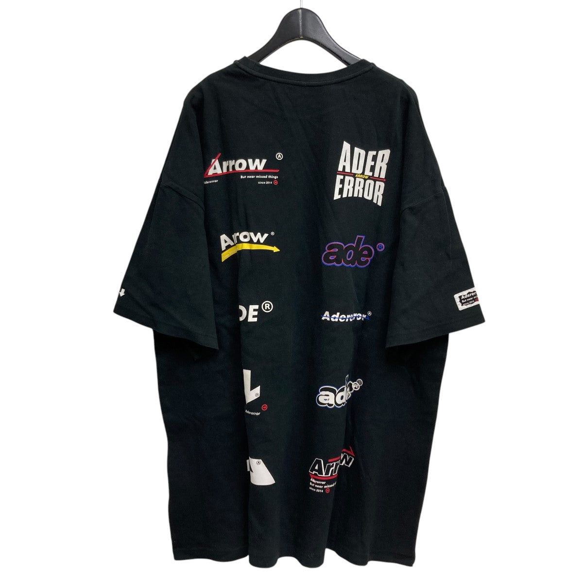 ADER error(アーダーエラー) 19SS ARRAY TEE プリントTシャツ ブラック