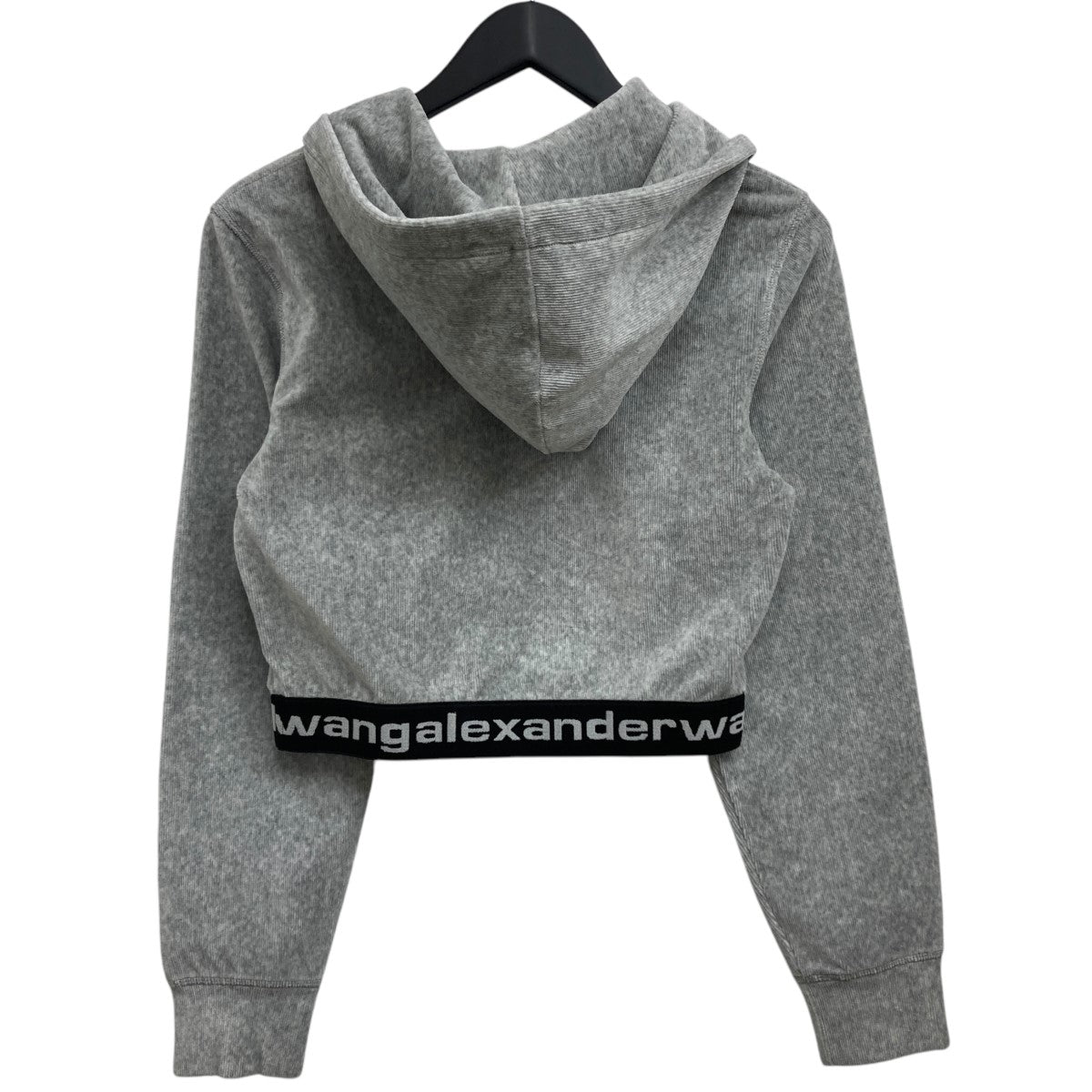 ALEXANDER WANG(アレキサンダーワン) クロップドパーカー グレー