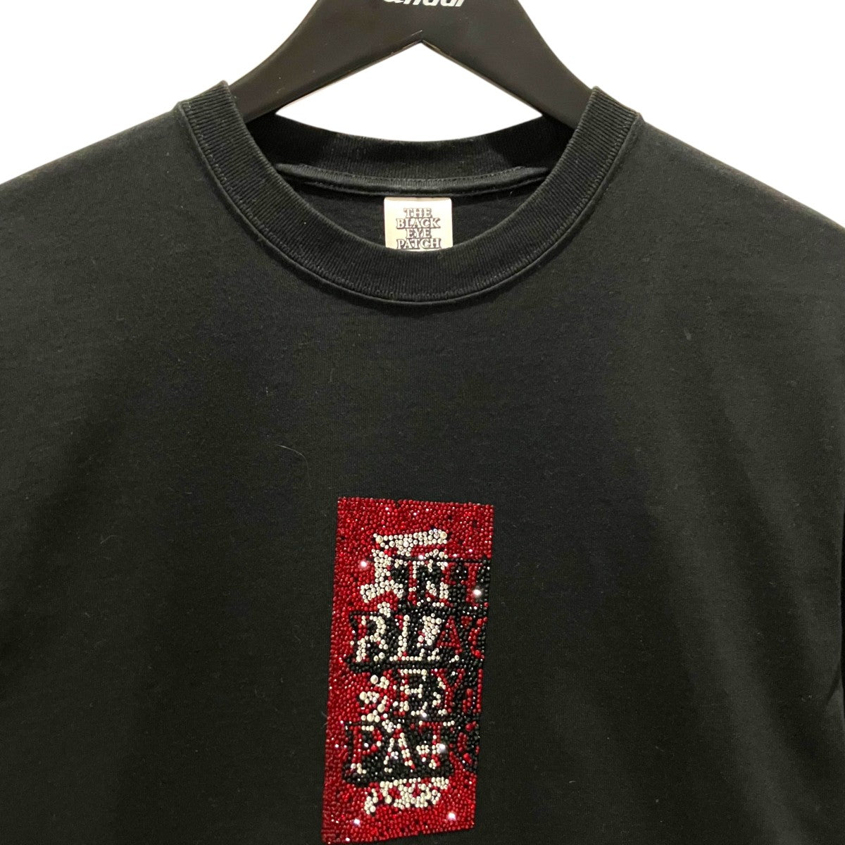 THE BLACK EYE PATCH(ブラックアイパッチ) ラインストーン取扱注意T