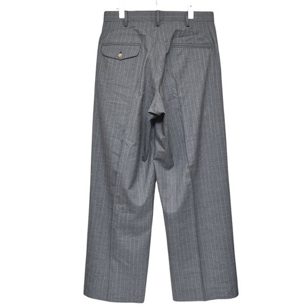 KHOKI(コッキ) 2025SS Pinstripe-pattern pants ピンストライプタック