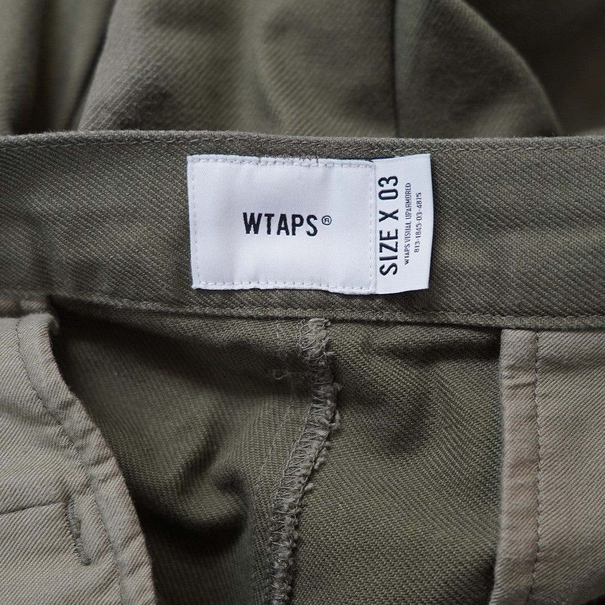 WTAPS(ダブルタップス) 25 S／S WTAPS WRKT2501 ／ TROUSERS ／ COTTON