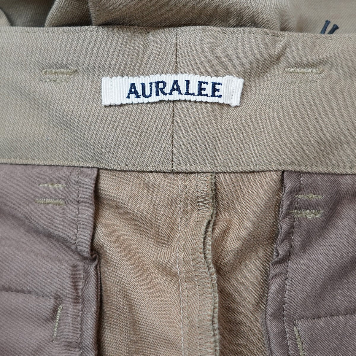 AURALEE(オーラリー) 21AW SUPER FINE WOOL COTTON TWILL SLACKS