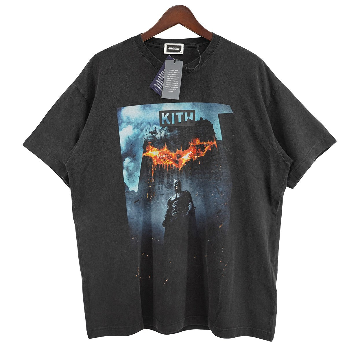 KITH×Batman 24AW Batman Dark Knight International Vintage Tee