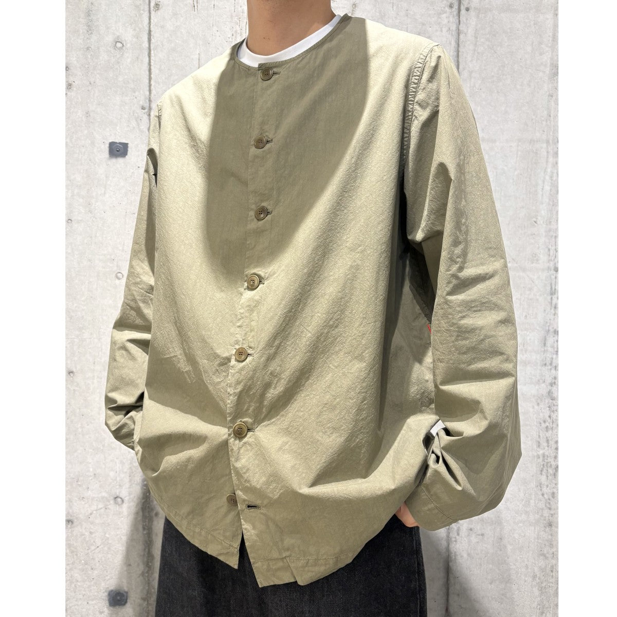 CASEY CASEY(ケイシーケイシー) CH．VERGER SHIRTペーパーコットンノー