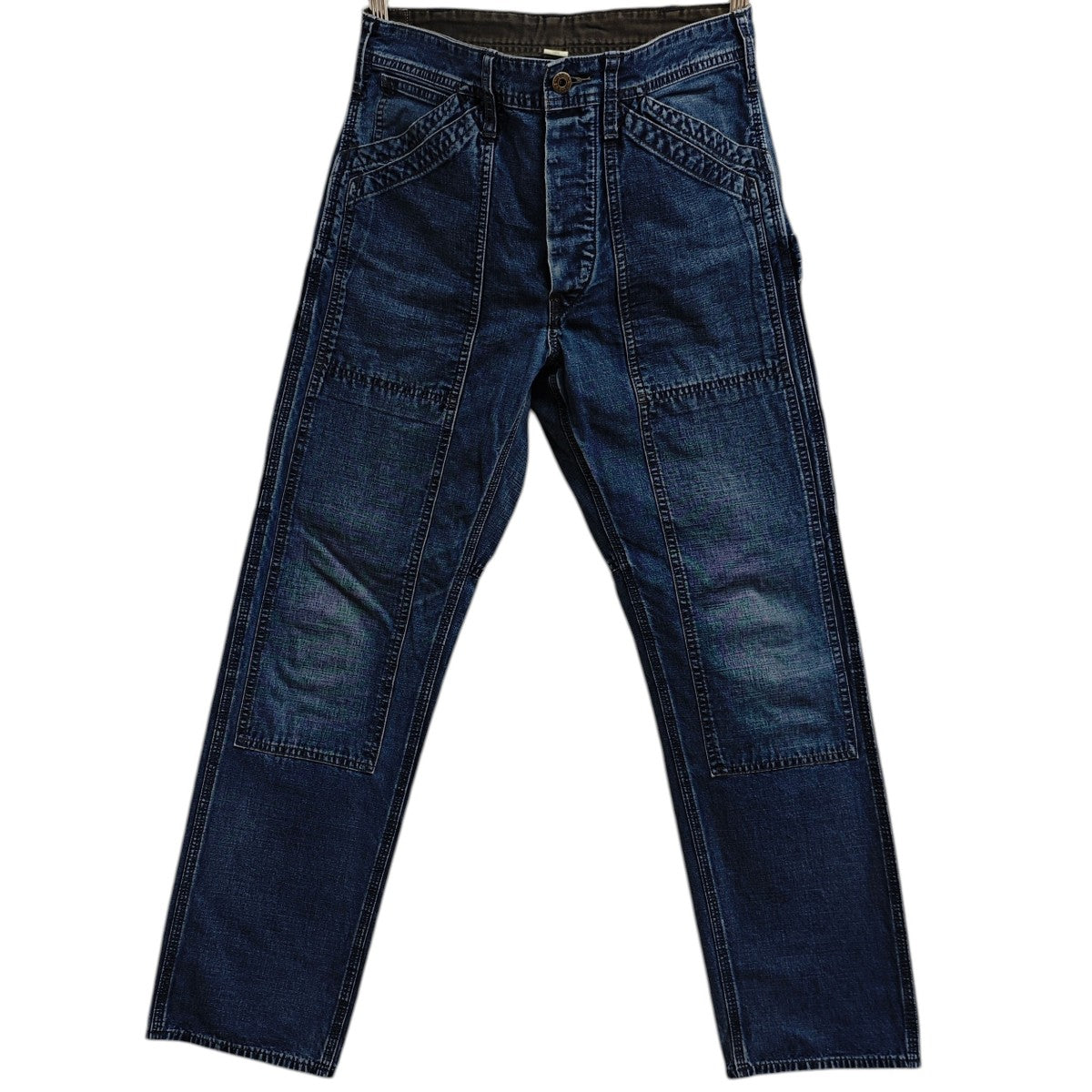 RRL(ダブルアールエル) ダブルニー ペインターデニムパンツ インディゴ