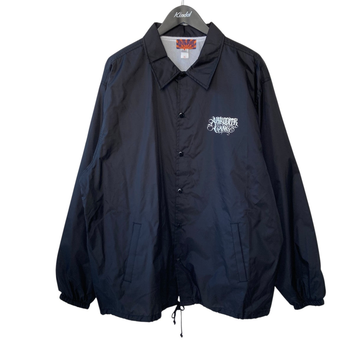 BUDSPOOL(バッズプール) Logo Coach Jacketコーチジャケット ブラック