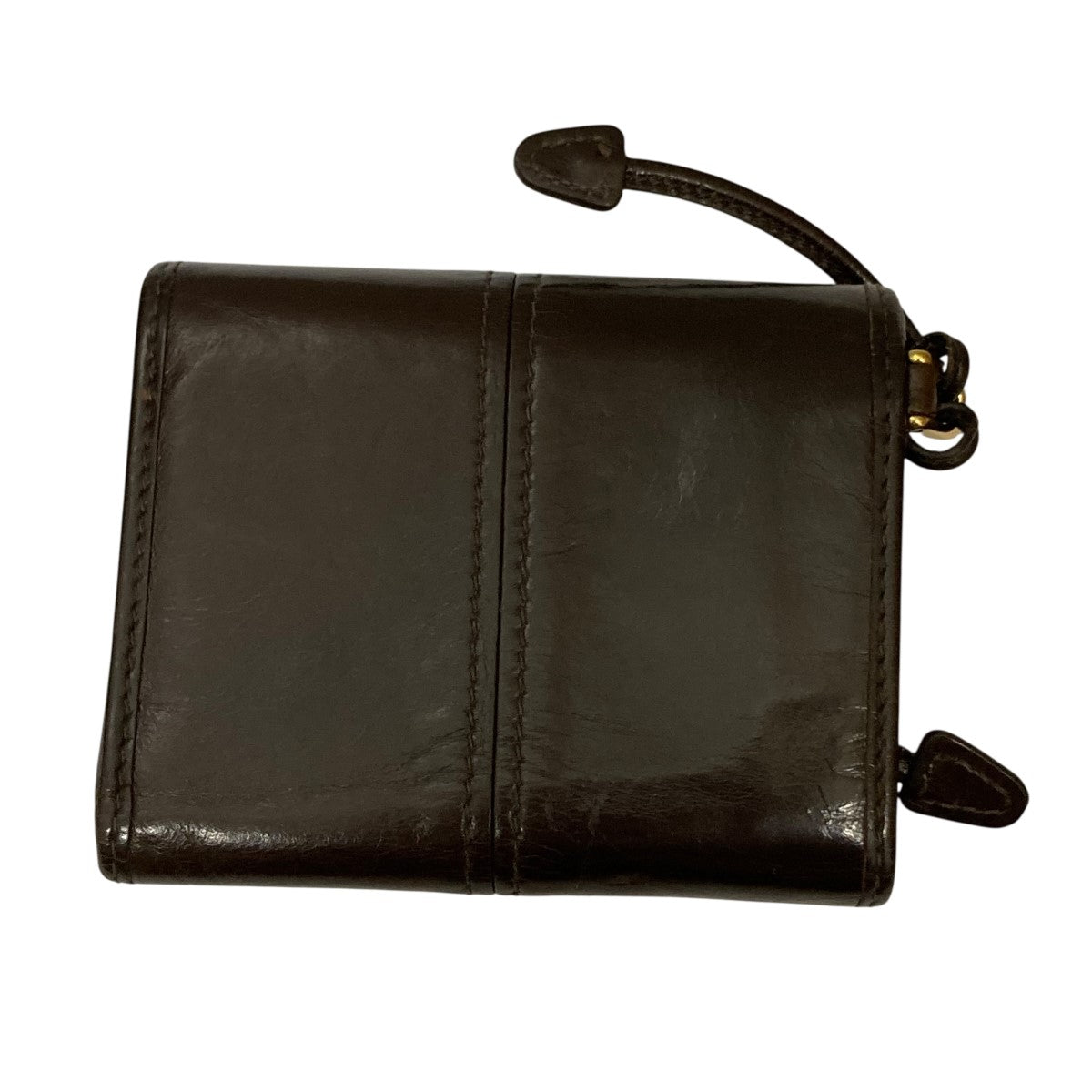 PRADA(プラダ) 25SSソフトルックスレザートライアングルコンパクト