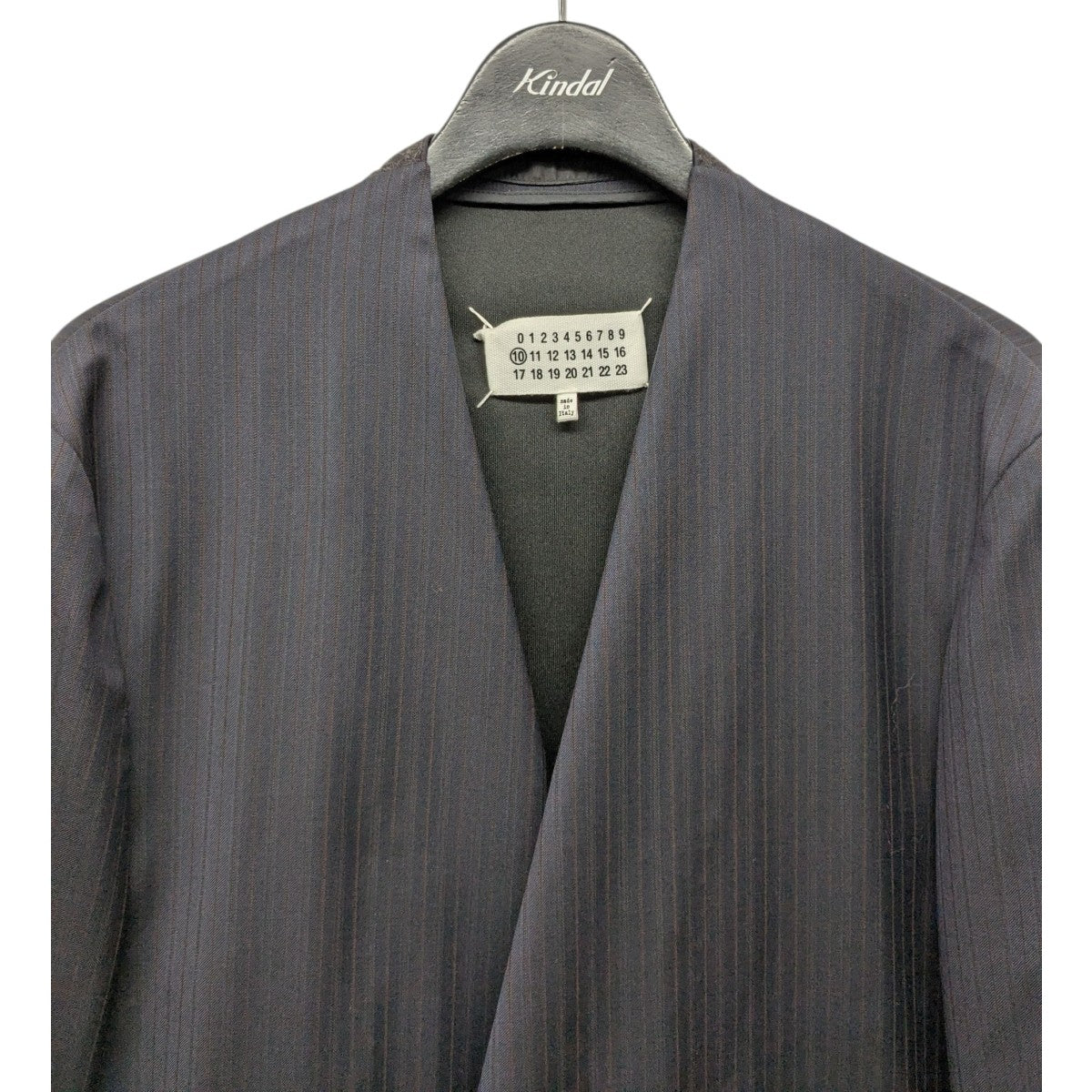 Maison Margiela10(メゾンマルジェラ10) 20SS ストライプノーカラー