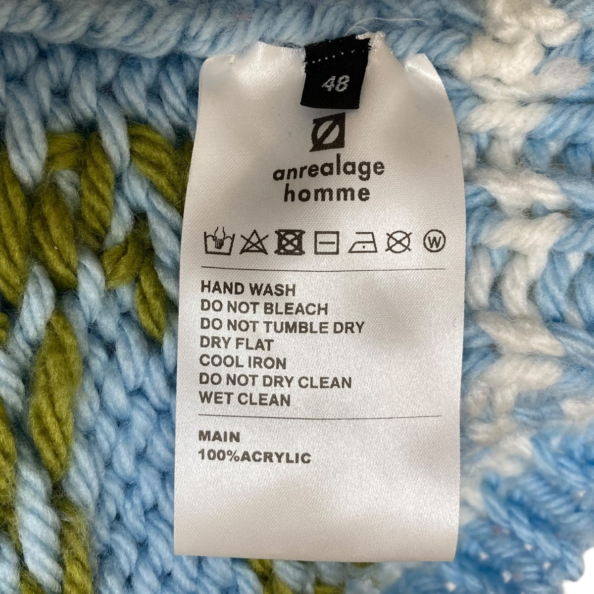 ANREALAGE(アンリアレイジ) KNIT SOUVENIR JACKETニットジャケット