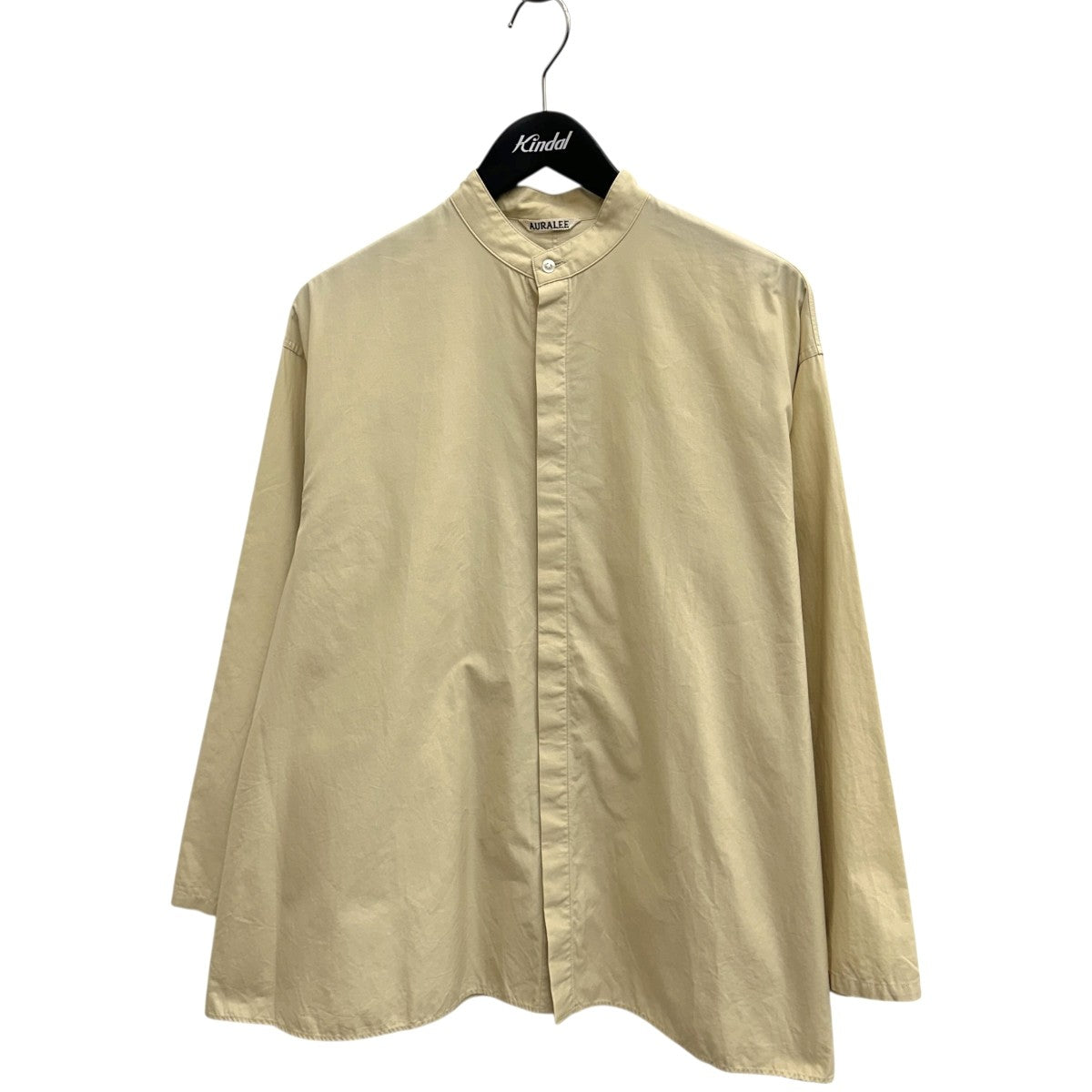 AURALEE(オーラリー) 21SSWASHED FINX TWILL KAFTAN SHIRTS長袖シャツ