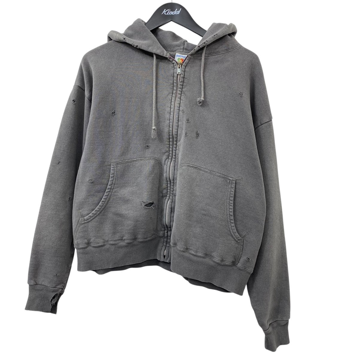 SAINT MICHAEL(セントマイケル) ZIP PARKA DAMAGEジップパーカーSM-A23