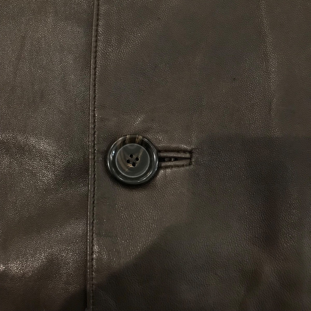 POLO RALPH LAUREN(ポロラルフローレン) 90sレザーカーコート ブラウン