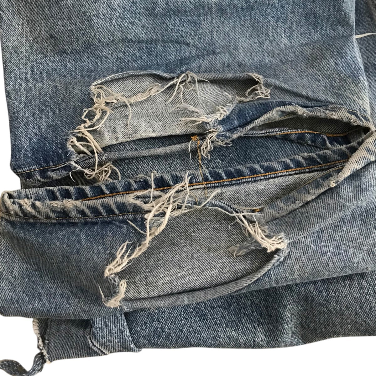 BALENCIAGA(バレンシアガ) 23AWデストロイスーパーラージバギーデニム
