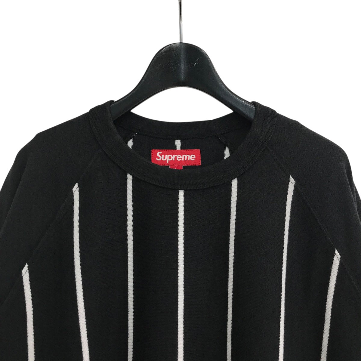 Supreme(シュプリーム) 24AW「Stripe Raglan L S Top」ロゴニット