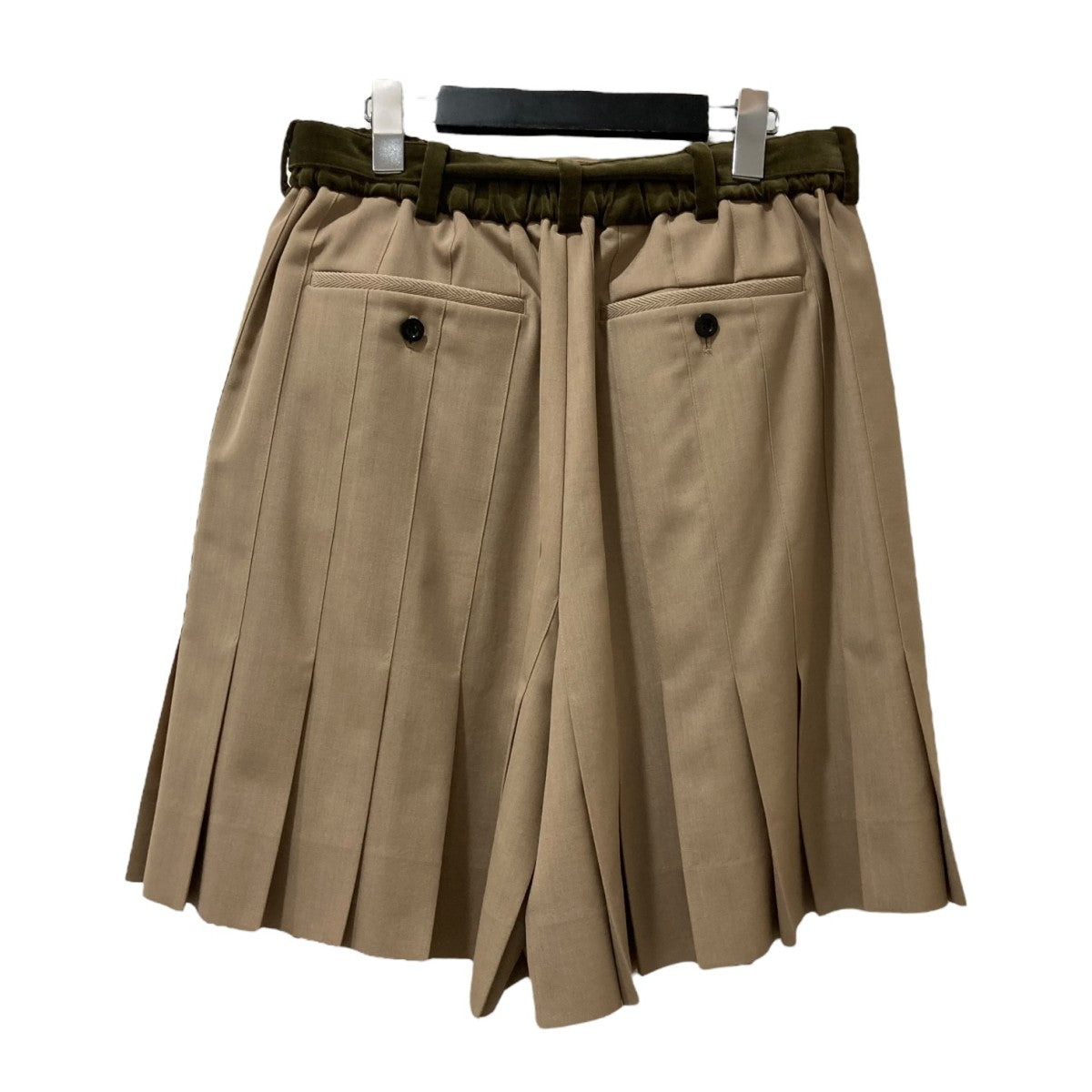 sacai(サカイ) suiting shorts プリーツハーフパンツ 23-02954M 23