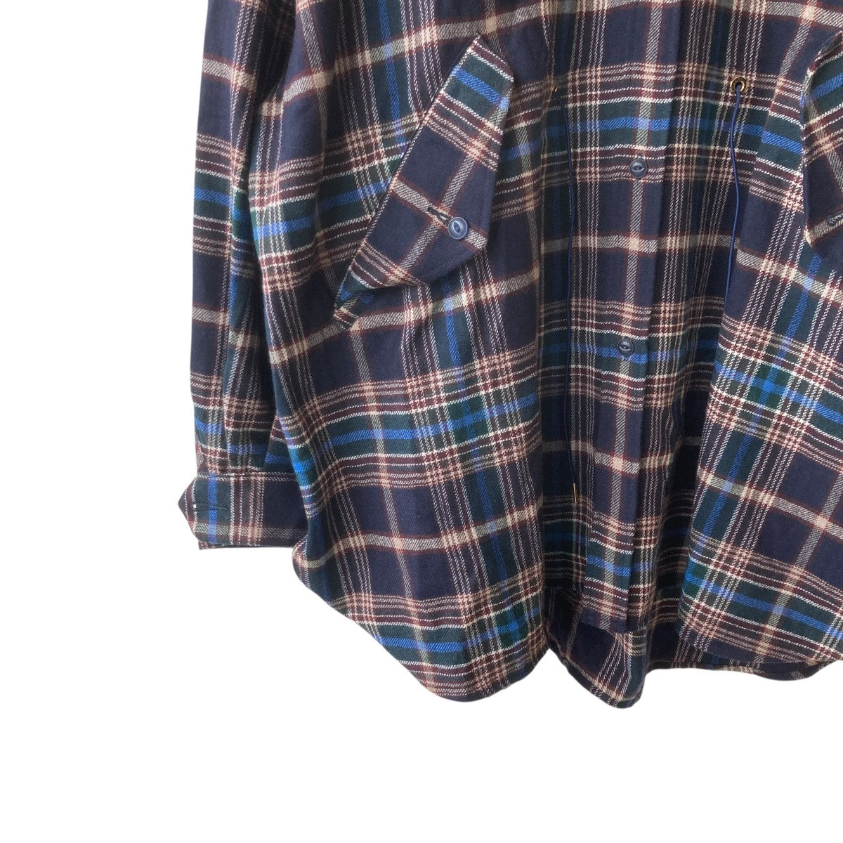 FUMITO GANRYU(フミトガンリュウ) M-51 shirt jacket長袖シャツFU8-BL