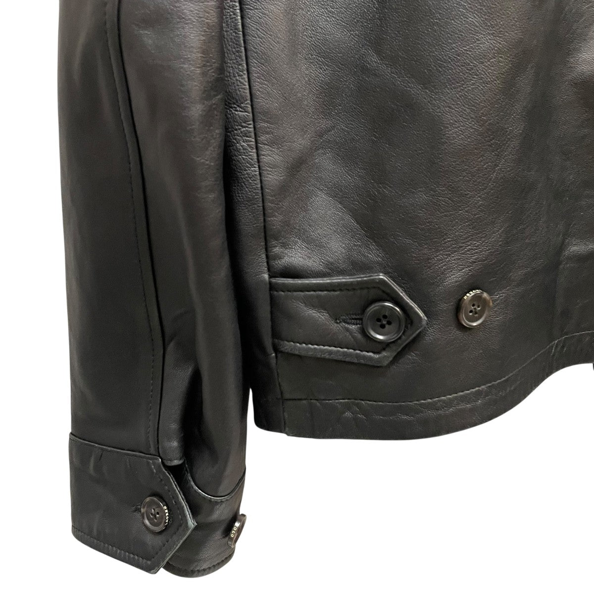 RALPH LAUREN(ラルフローレン) レザージャケット ブラック サイズ S