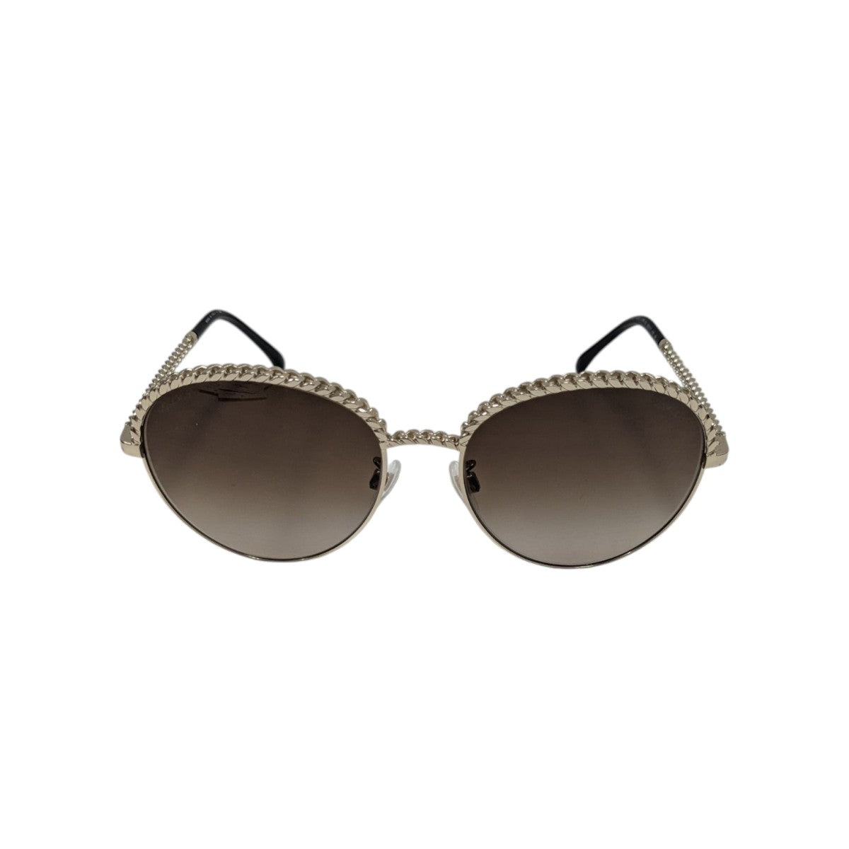 CHANEL(シャネル) c．396 55 グラスチェーンサングラス 4242 ゴールド