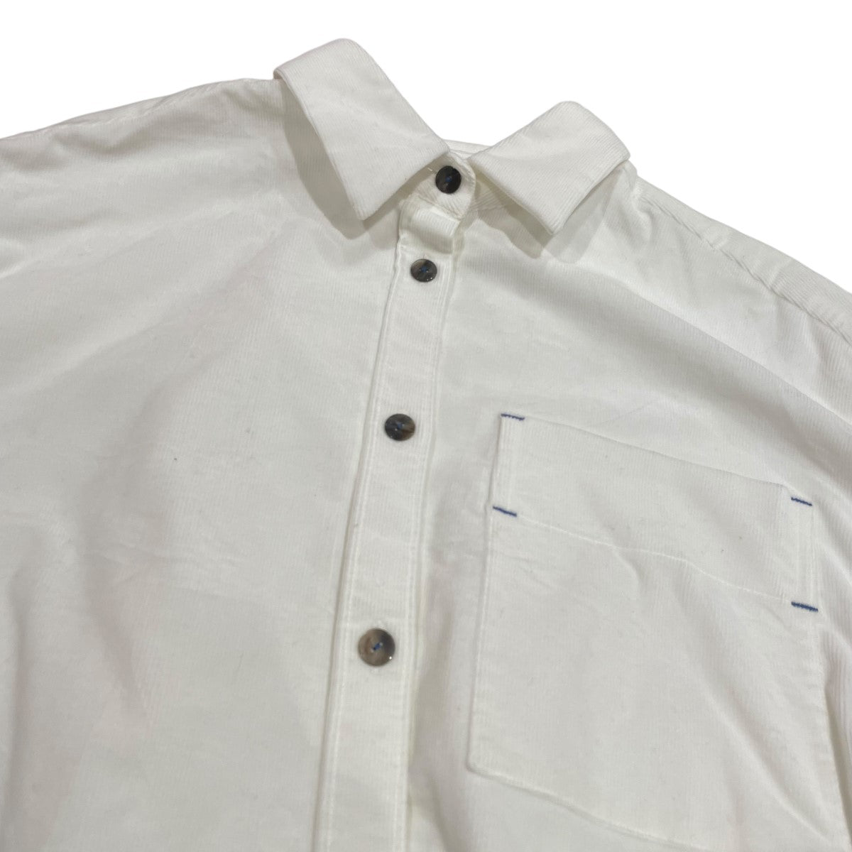 nagonstans(ナゴンスタンス) Egg Drepe Shirtコーデュロイシャツ